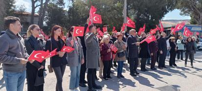 Atatürk'ün Foça'ya gelişinin 91'inci yılı kutlandı