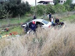 Kontrolden çıkan otomobil şarampole düştü: 1 ölü, 3 yaralı