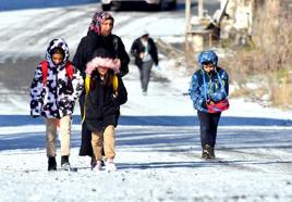 Doğu Anadolu'da 5 şehir ilkbaharda yeniden beyaza büründü