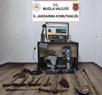 Muğla’da kaçak kazıya suçüstü: 5 tutuklama
