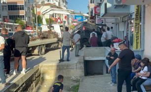 Edirne'de cipin duvara çarptığı kaza kamerada
