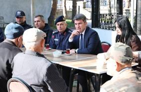 Vali Bakan, Hamamözü'nü ziyaret etti