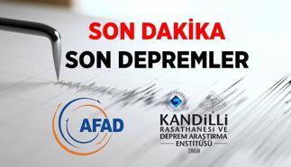 SON DEPREMLER LİSTELENDİ 📊 Son dakika deprem mi oldu? Deprem nerede, kaç şiddetinde oldu? 1 Mayıs 2025 Perşembe AFAD ve Kandilli Rasathanesi