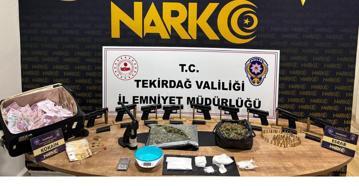 Tekirdağ'daki 'uyuşturucu ve silah' operasyonunda 2 tutuklama
