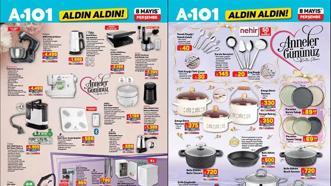 A101 ALDIN ALDIN 8 MAYIS AKTÜEL KATALOĞU | 8 Mayıs Perşembe A101 Aldın Aldın aktüel kataloğunda bu hafta hangi ürünler var? Stand Mikser, Koltuk ve Halı Yıkama Makinesi, Buharlı Temizleyici, Akıllı Vücut Analiz Baskülü, Dikiş Makinesi...