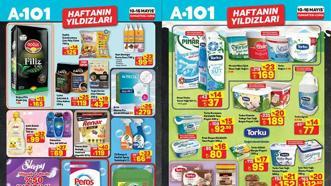 10-16 MAYIS A101 AKTÜEL KATALOĞU | A101 Haftanın Yıldızları (10-16) Mayıs aktüel kataloğunda bu hafta hangi ürünler satışa çıktı? Çay, Deterjan, Şampuan, Yoğurt, Beyaz Peynir...