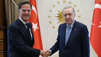 Cumhurbaşkanı Erdoğan, Rutte'yi kabul etti