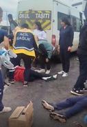 Öğrenci servis minibüsü, TIR’a çarptı: 9 yaralı