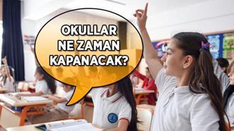 OKULLAR NE ZAMAN KAPANACAK? Yaz tatili ne zaman başlayacak, karneler hangi tarihte verilecek? 2025-2025 YENİ AKADEMİK TAKVİM
