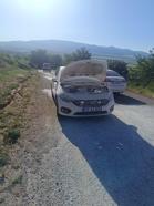 Bingöl'de Otomobilde Çıkan Yangın