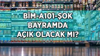 AREFE GÜNÜ MARKETLER AÇIK MI, SAAT KAÇTA KAPANACAK? Bayramda BİM, A101, ŞOK marketler açık olacak mı? Bayramın ilk günü marketler açık olacak mı?