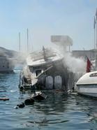 Bodrum'da teknede patlama: 3 yaralı