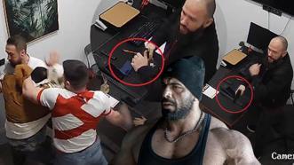 ‘Vur' emri kamerada! Silah çekip milli sporcuya saldırdılar