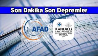 SON DAKİKA Son depremler 📢 En son nerede, kaç şiddetinde deprem oldu? 8 Haziran 2025 AFAD ve Kandilli Rasathanesi'nin güncel son depremler bildirimi