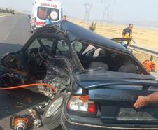 Gaziantep'te 2 otomobil çarpıştı: 1 ölü, 1 yaralı