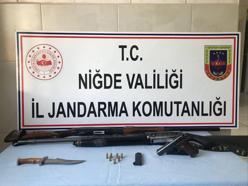 Niğde'de Ruhsatsız Silah Baskını