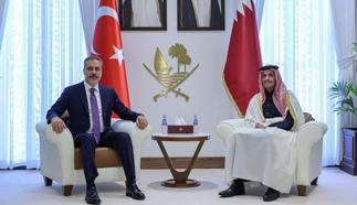 Dışişleri Bakanı Hakan Fidan, Katar Başbakanı Al Sani ile görüştü
