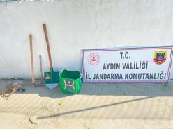 Aydın'da SİT alanında kaçak tarihi eser kazısına 6 gözaltı