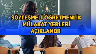 SÖZLEŞMELİ ÖĞRETMENLİK MÜLAKAT YERİ SORGULAMA! MEB Sözleşmeli Öğretmenlik sözlü sınav giriş belgesi sorgulama ekranı...