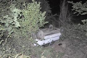 Yozgat'ta otomobilin şarampole devrilmesi sonucu 4 kişi yaralandı