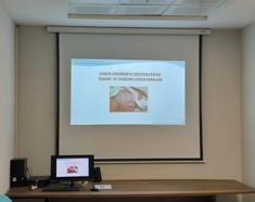 Hassa’da anne adaylarına yönelik gebe okulu açıldı