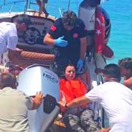 Fethiye'de paraşüt denize düştü, pilot yaralandı