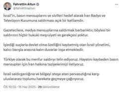 Fahrettin Altun: İsrail'in İran Radyo ve Televizyon Kurumu'na saldırısı açık bir katliamdır