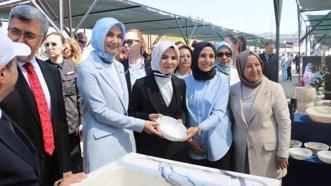 Bakan Göktaş Afyonkarahisar'da Blok Mermer Fuarı'nı gezdi