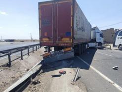 Nusaybin'de TIR Kazası: Şoför Yaralandı
