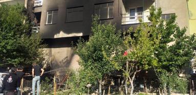 Kayseri'de beyaz eşya tamir atölyesinde yangın