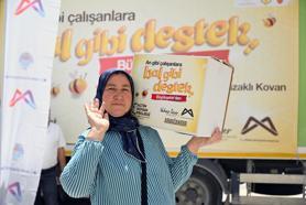 13 ilçedeki yetiştiricisine ekipman desteği