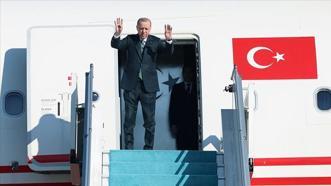 Cumhurbaşkanı Erdoğan Amsterdam'dan ayrıldı