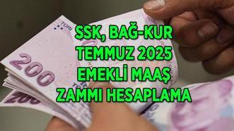 GÖZLER 3 TEMMUZ'A ÇEVRİLDİ! TEMMUZ 2025 EMEKLİ MAAŞ ZAMMI | SSK, Bağ-Kur emekli maaş zam oranı yüzde kaç olacak? En düşük emekli aylığı 17.500 TL olur mu?