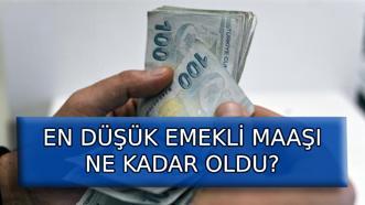 EN DÜŞÜK EMEKLİ MAAŞI BELLİ OLDU! 2025 Temmuz yeni zamlı en düşük emekli maaşı ne kadar oldu?