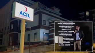 CHP Grup Başkanvekili Murat Emir sahneden düştü, hastanelik oldu