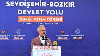 Seydişehir-Bozkır Devlet Yolu'nun temeli atıldı! Seyahat süresi 10 dakika kısalacak
