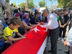 Kanserden ölen uzman jandarma, askeri törenle toprağa verildi