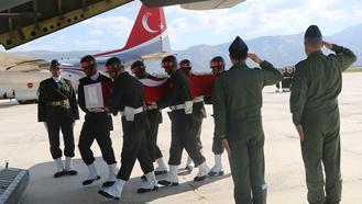 Yüksekova'da ikinci şehit töreni: 6 kahraman memleketlerine uğurlandı