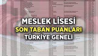 Meslek Lisesi Taban Puanları 2025! Sağlık, Turizm, Elektrik, İnşaat, Mutfak, Tekstil Meslek Lisesi taban puanları İstanbul, Ankara, İzmir ve diğer illerde kaç?