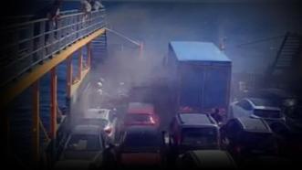 Son dakika... Marmara'da feribotta can pazarı! 200 yolcu ve 70 araç alevlerin arasında