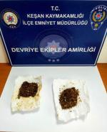 Edirne’de uyuşturucuyla yakalanan 2 şüpheliye gözaltı