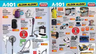 A101 AKTÜEL İNDİRİMLERİ | A101 Aldın Aldın aktüel kataloğunda bu hafta hangi ürünler var? Vantilatör, Buharlı Temizleyici, Koltuk ve Halı Yıkama Makinesi, Basınçlı Yıkama Makinesi...