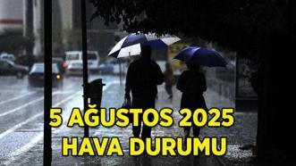 Yağmur yağacak mı? 5 Ağustos Salı hava durumu nasıl olacak? Hangi illerde sağanak bekleniyor? Meteoroloji’den İstanbul ve birçok il için uyarı!