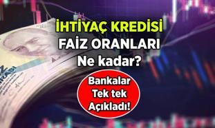 Bankalar tek tek açıkladı 📢 İhtiyaç kredisi faiz oranları ne kadar? En düşük ihtiyaç kredisi faizi hangi bankada?