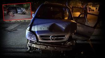 Sakarya'da korkunç kaza! 2 otomobil çarpıştı: 8 yaralı