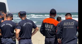 Tekirdağ'da denizde kaybolan genci arama çalışmaları sürüyor