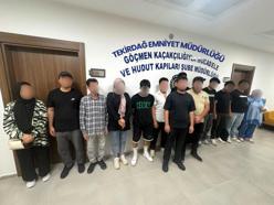 Tekirdağ'da 19 kaçak göçmen yakalandı