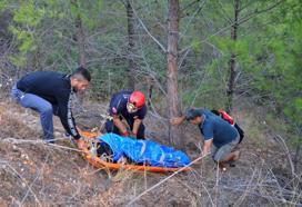 60 metrelik uçuruma yuvarlanan otomobildeki Muhammet, hayatını kaybetti