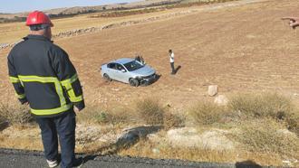Mardin'de tarlaya devrilen otomobildeki 6 kişi yaralandı