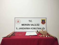 Mersin'de kaçak kazı yapan 4 şüpheli yakalandı